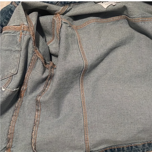 Zara Denim Jacket Large - Picture 6 of 7